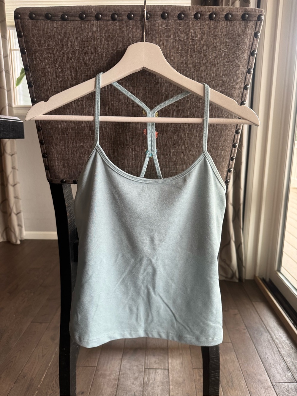 Balance Collection by Marika Light Blue Strappy Racerback Camisole